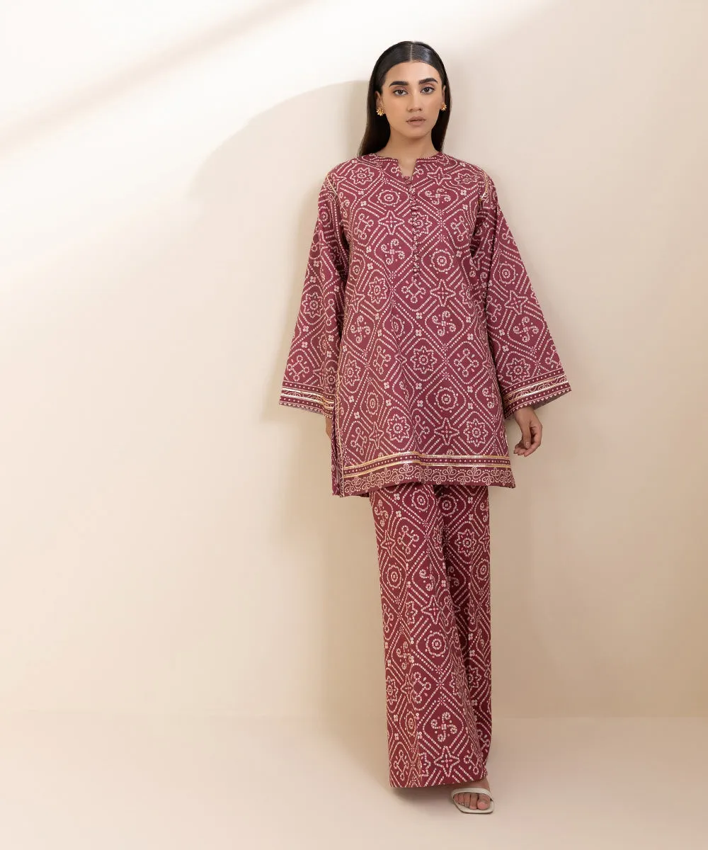 2 Piece - Printed Lawn Suit