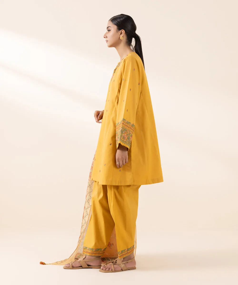 3 Piece - Embroidered Lawn Suit