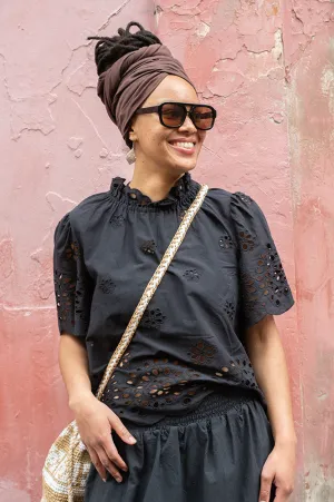 Bellerose Darlene Black Beauty Blouse