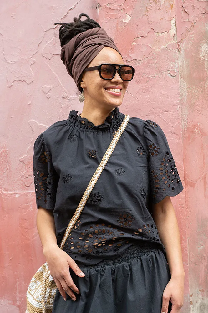 Bellerose Darlene Black Beauty Blouse