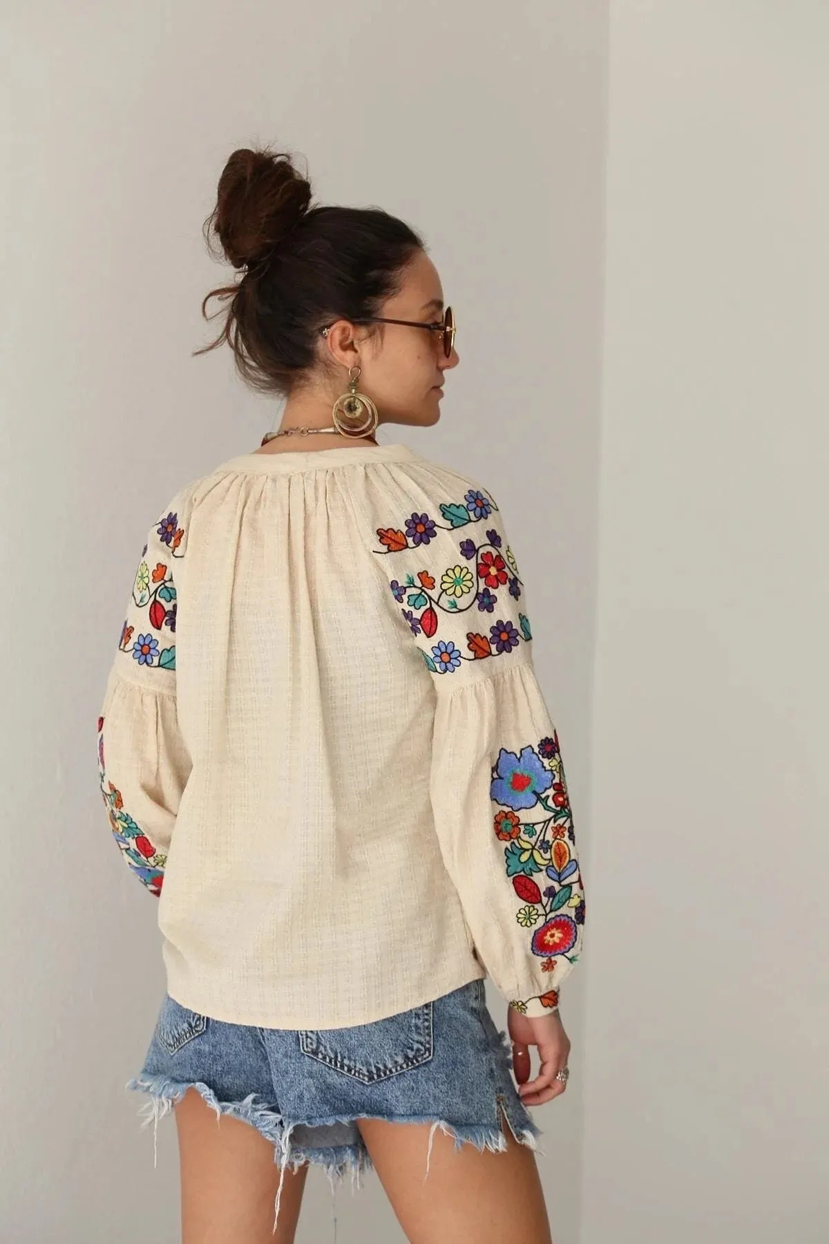 Bohemian Blossom Vyshyvanka Blouse