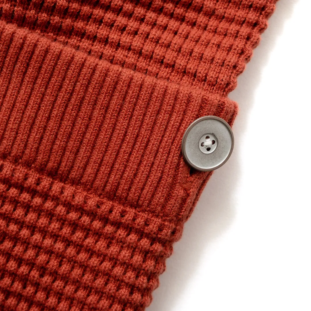 (CD086) Waffle Knit Cardigan