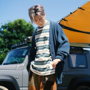 (CD086) Waffle Knit Cardigan