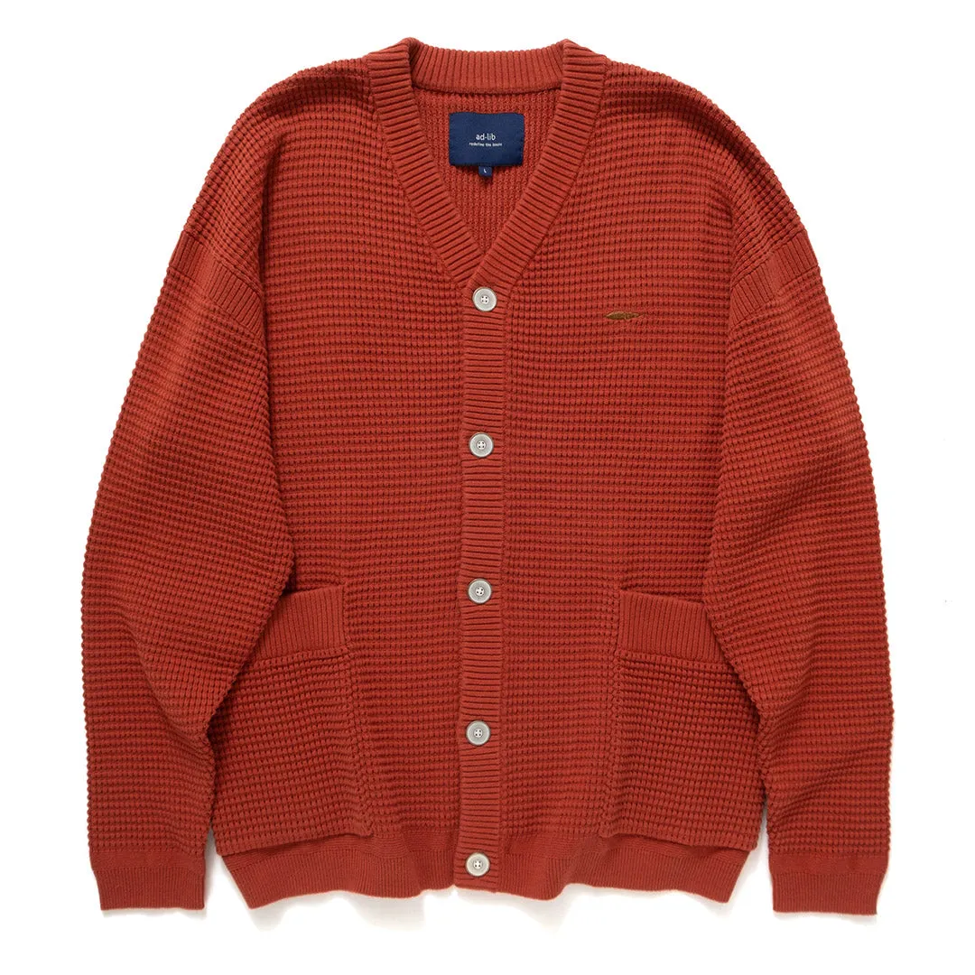 (CD086) Waffle Knit Cardigan