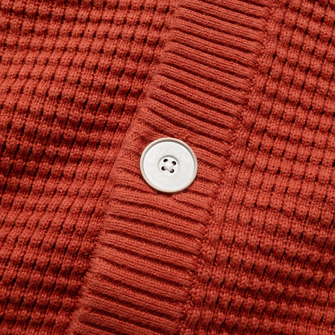 (CD086) Waffle Knit Cardigan