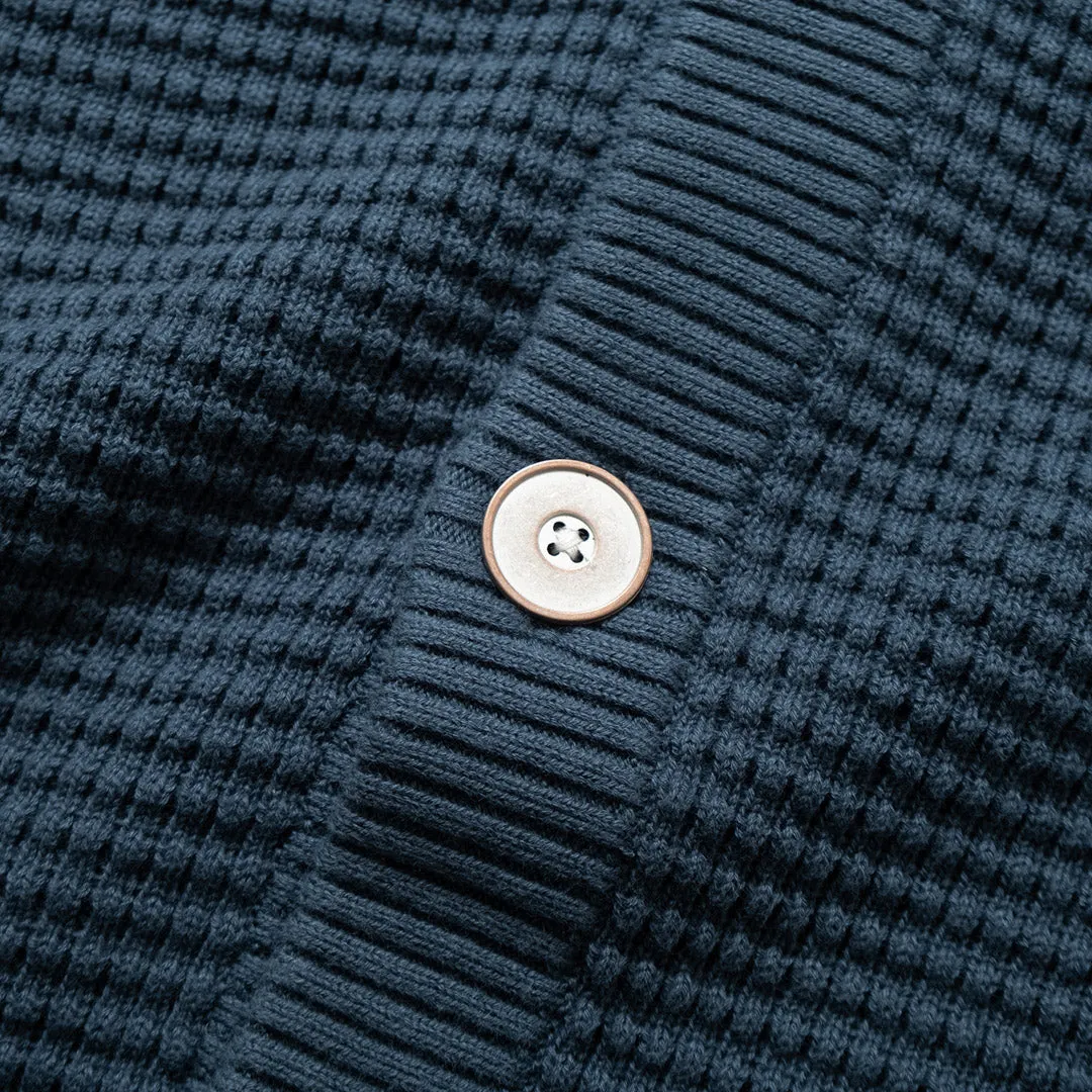 (CD086) Waffle Knit Cardigan