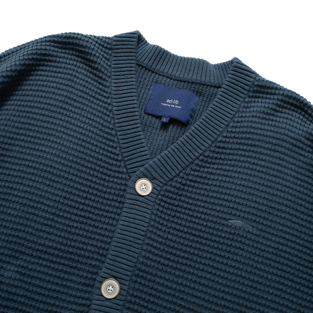 (CD086) Waffle Knit Cardigan