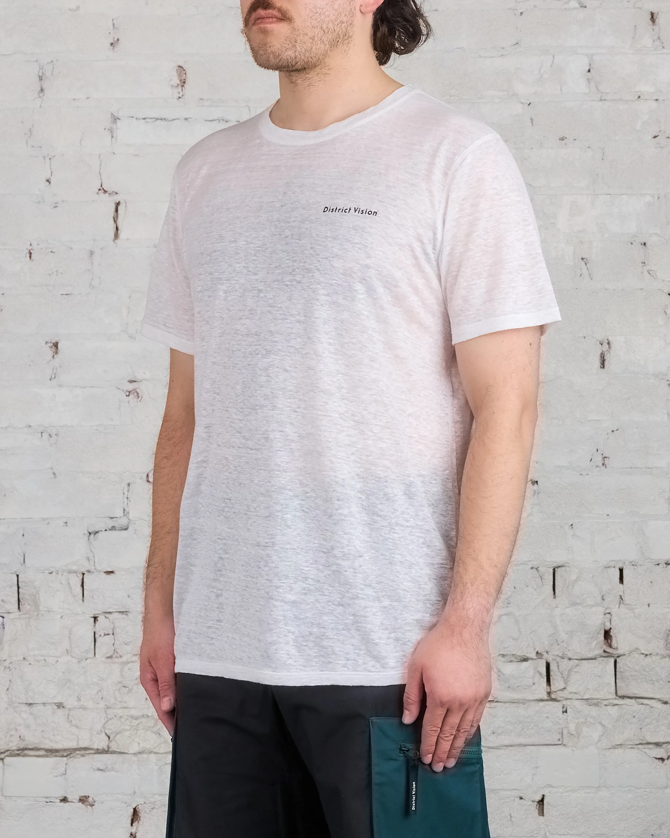 District Vision Hemp T-Shirt White