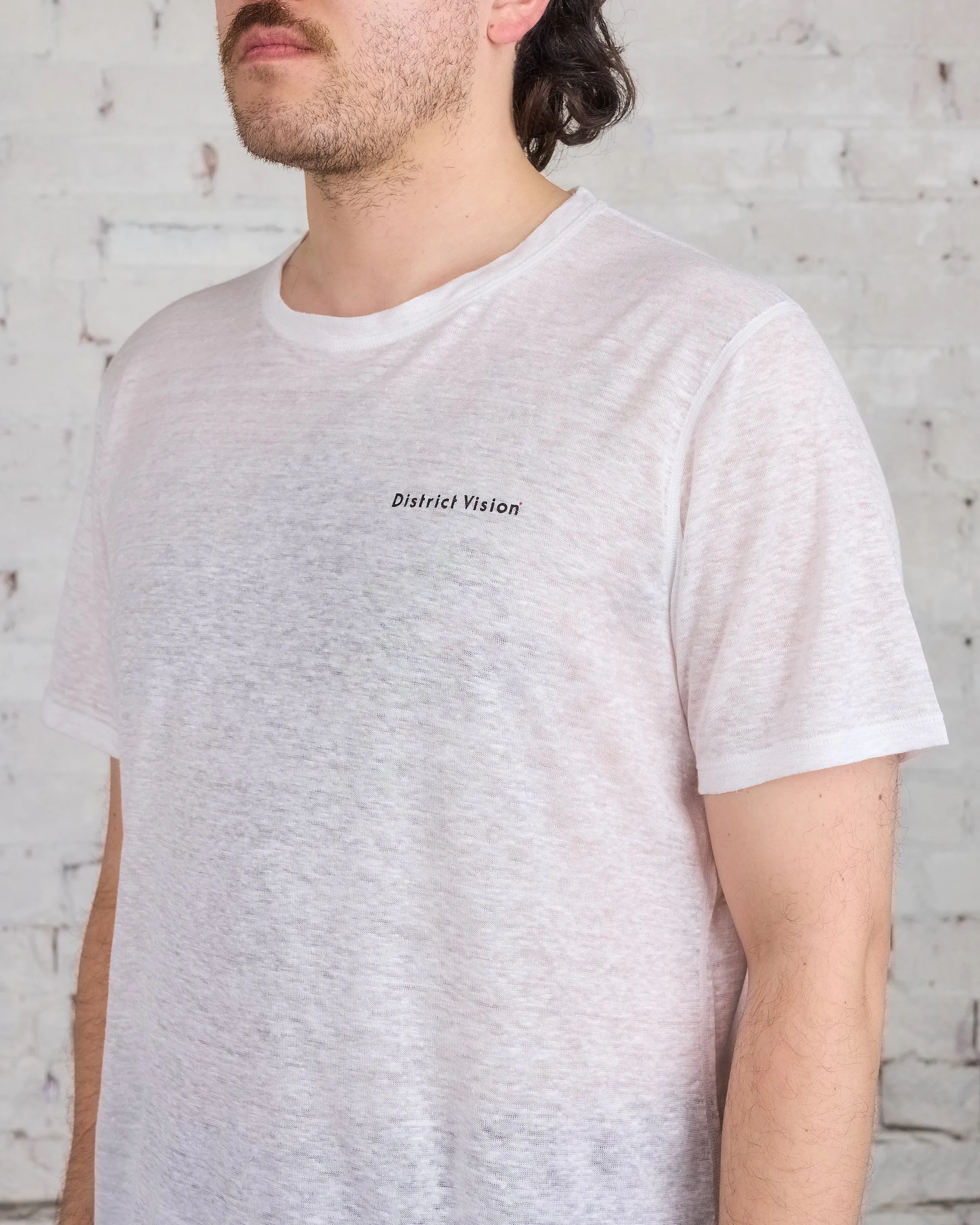 District Vision Hemp T-Shirt White