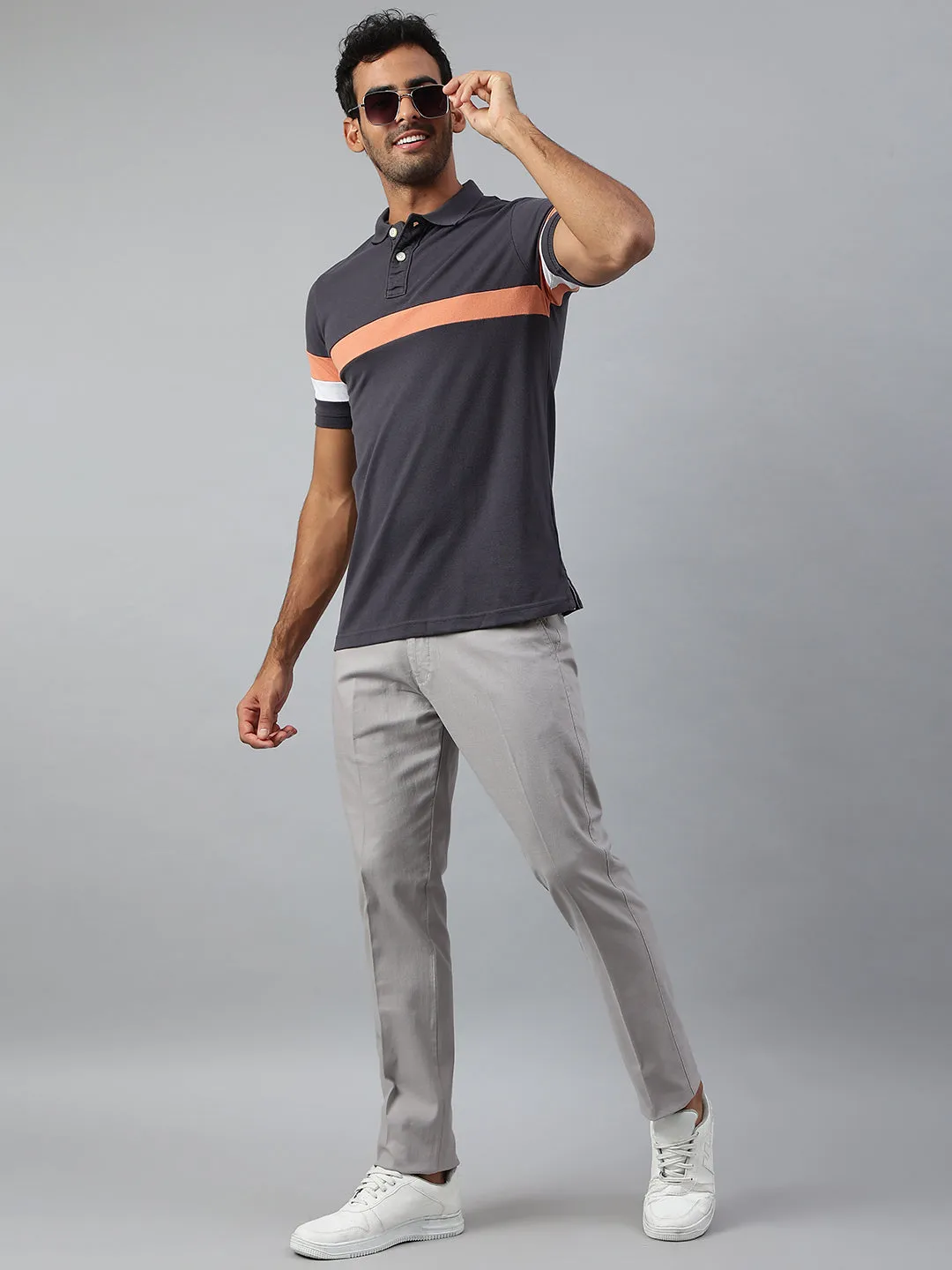 Grey Fit Chinos