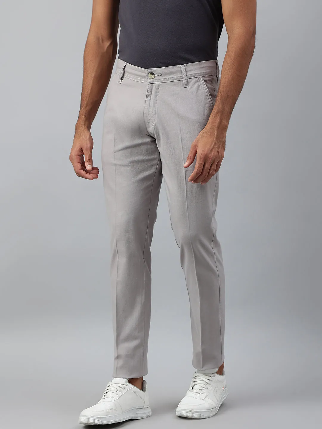 Grey Fit Chinos