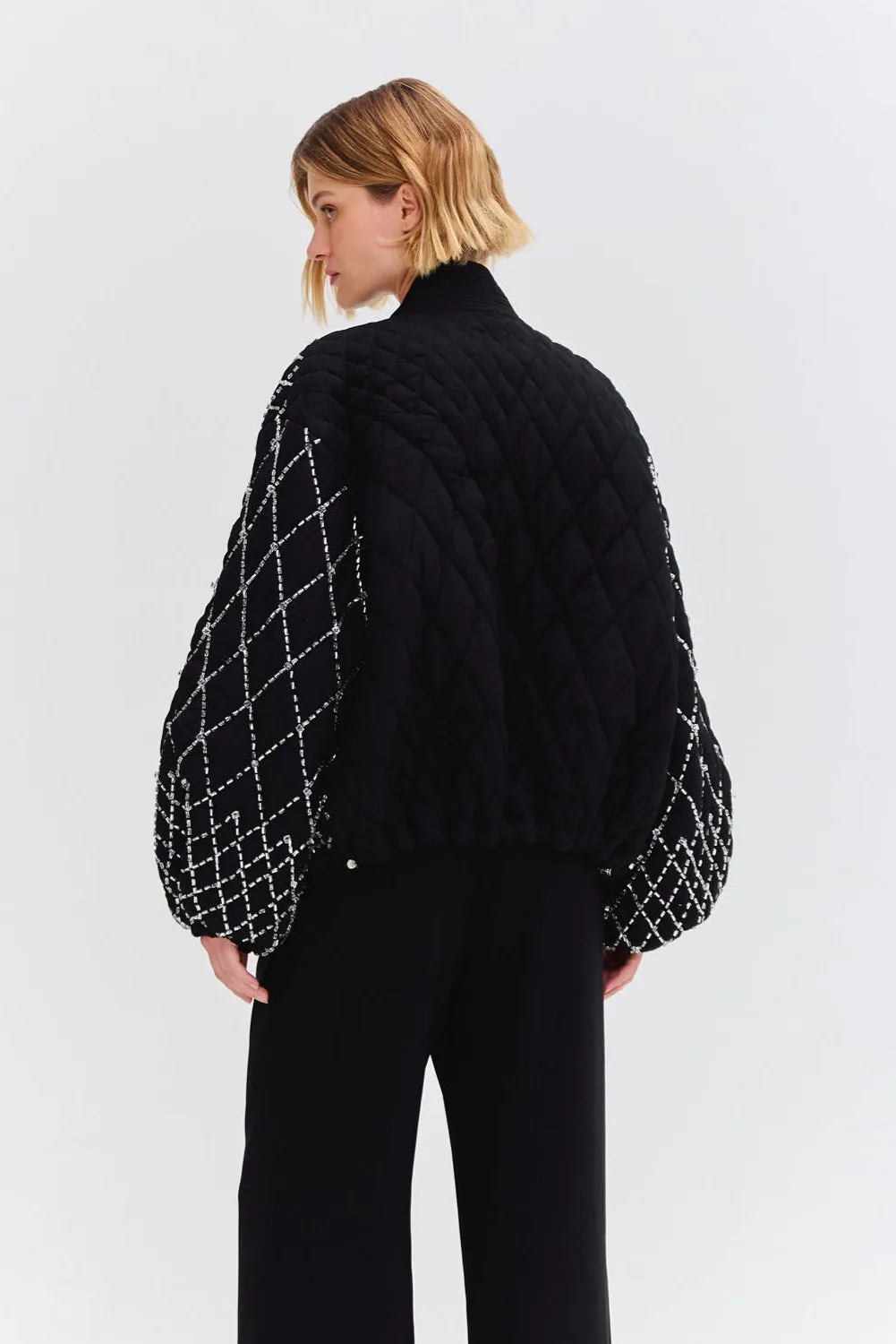 Hand Beaded Quilted Jacket