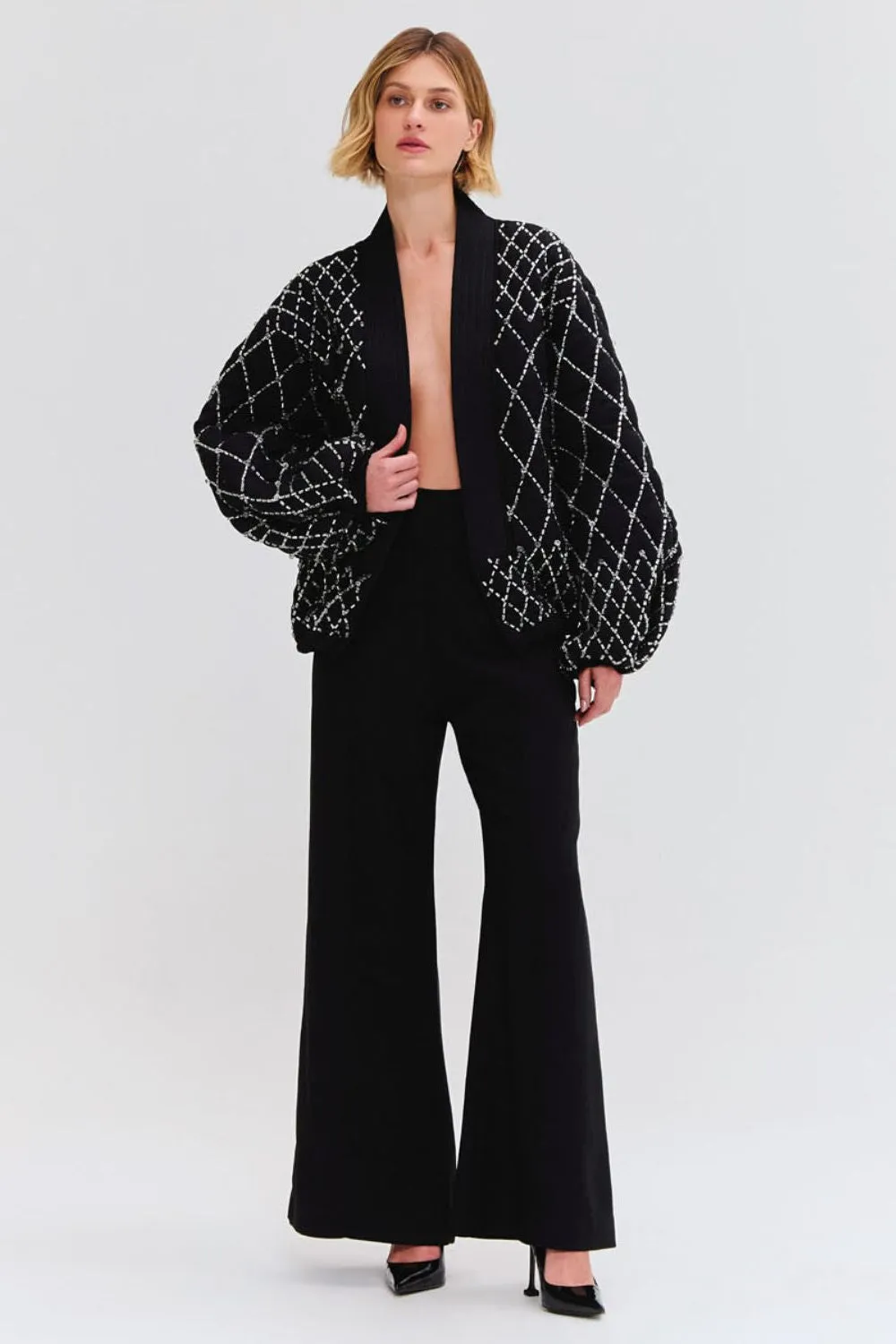 Hand Beaded Quilted Jacket