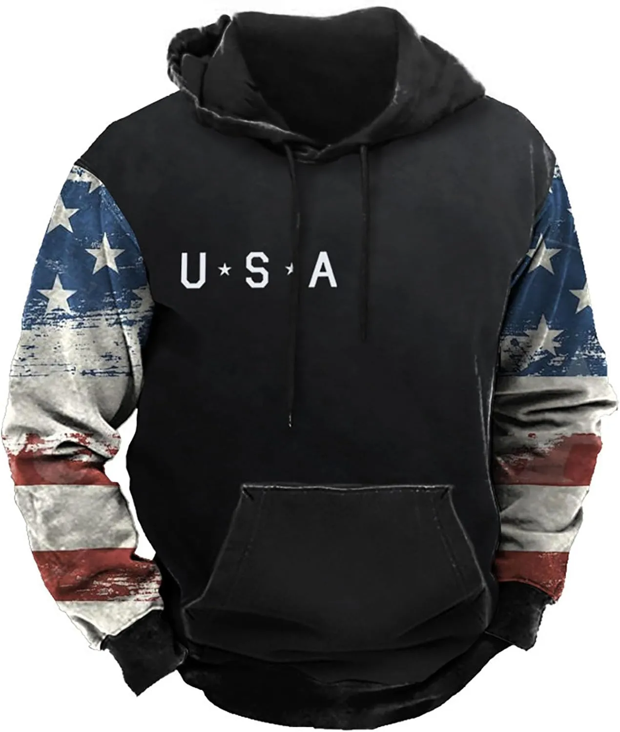 Hoodies for Men Pullover Casual Thick Gym Long Sleeve Coat Comfy Pullover Sweater Men Winter Shirts with Pockets