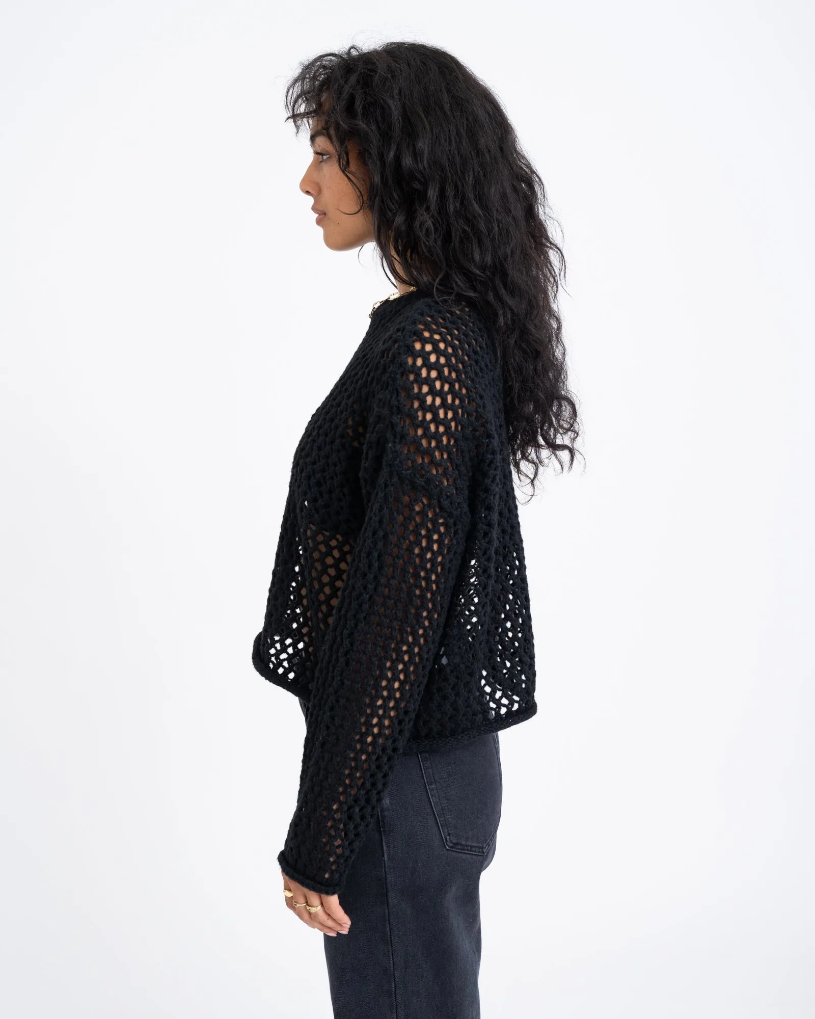 Judey O-neck Knit Black