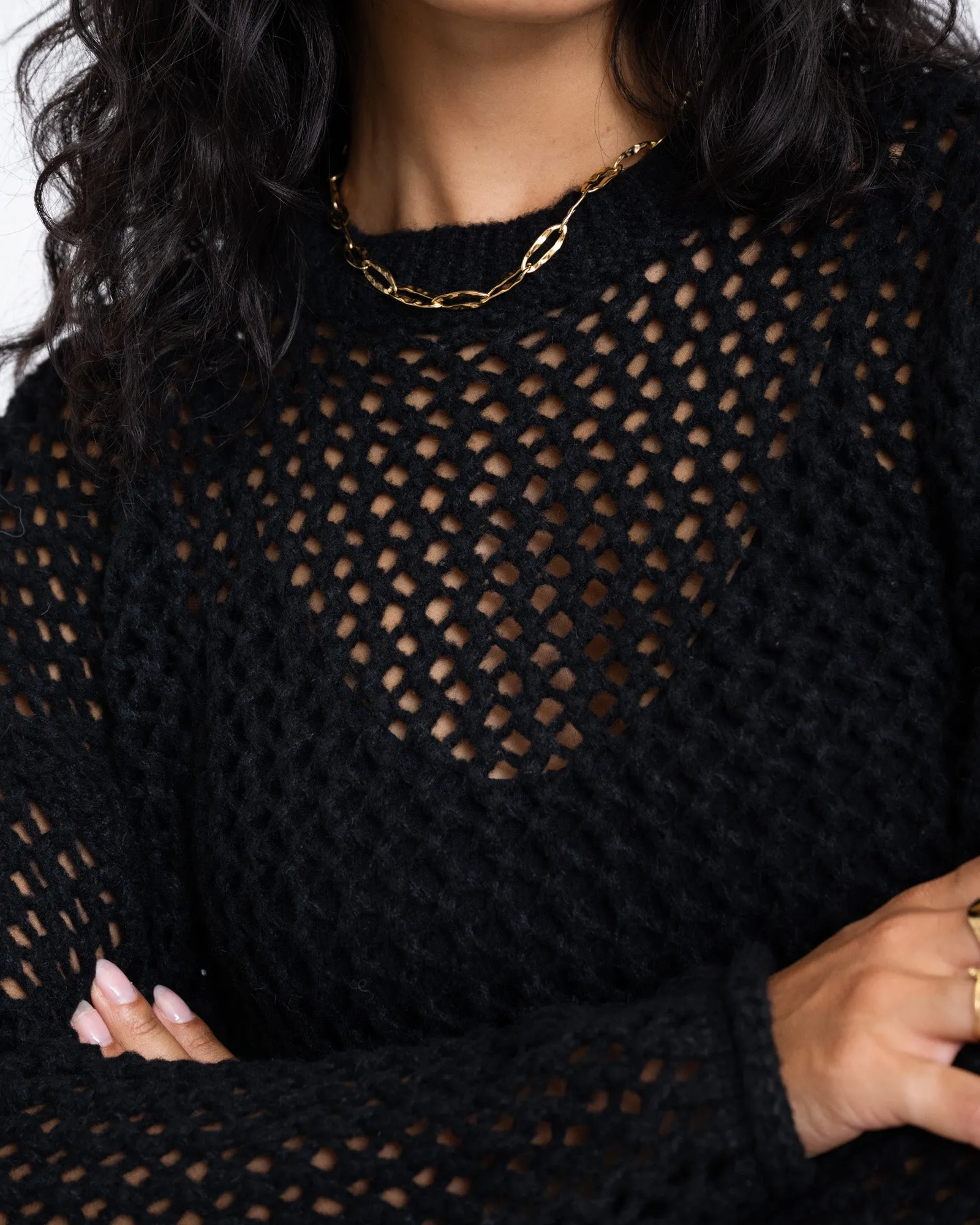 Judey O-neck Knit Black