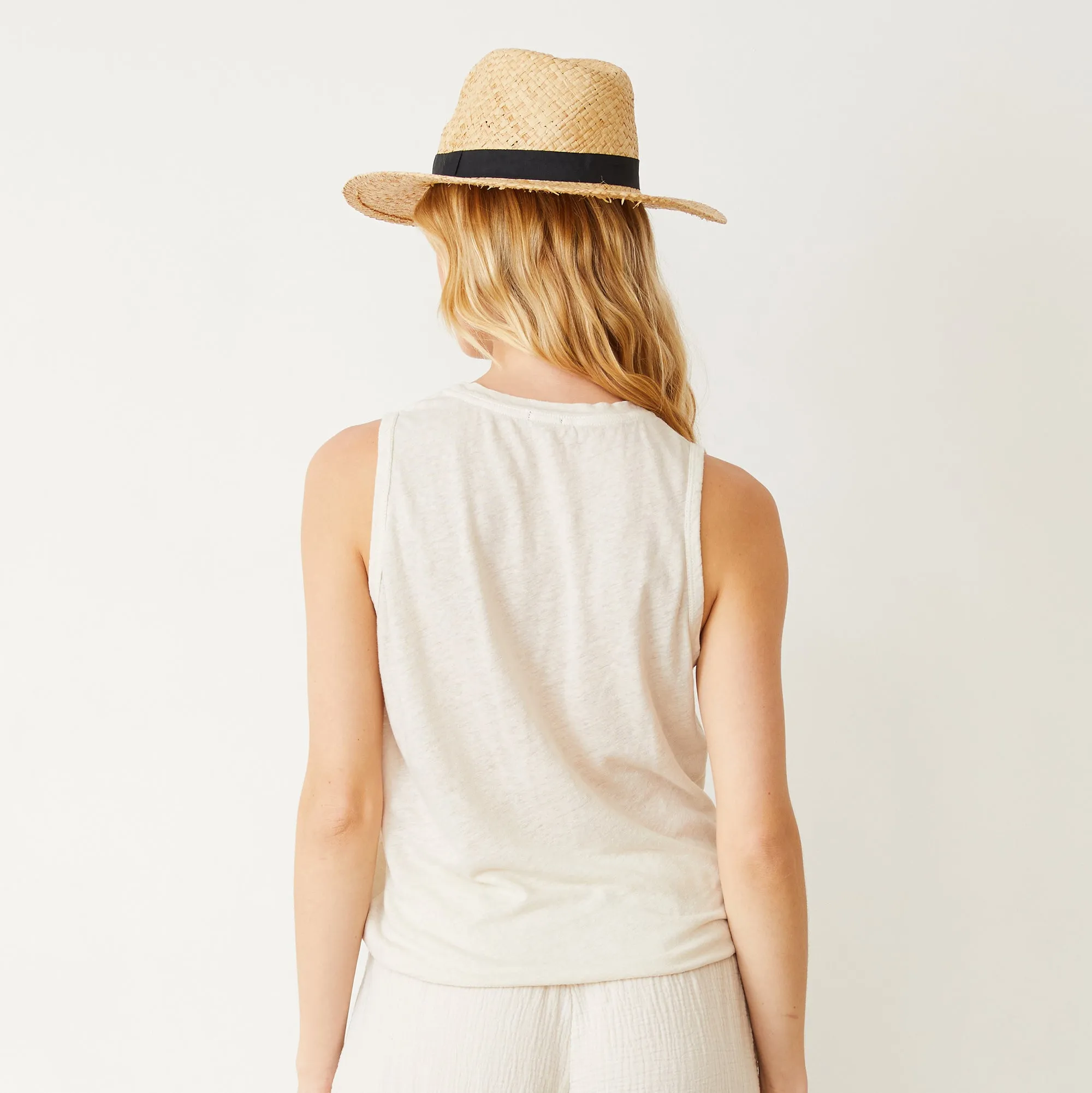 Linen Jersey Relaxed Tank