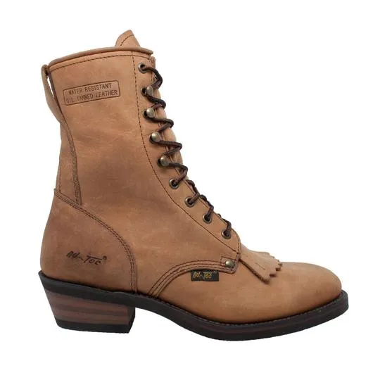 Men's 9" Tan Packer Leather Boots