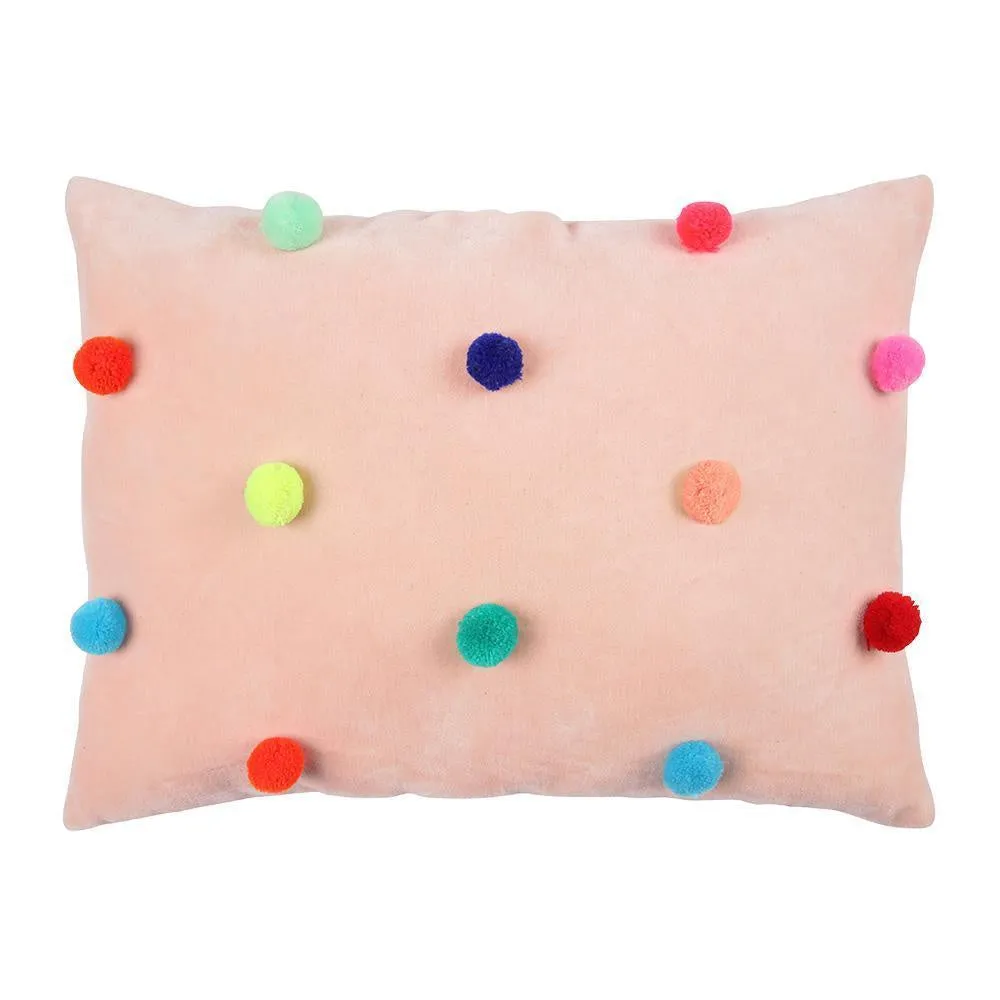 Pom Pom velvet Cushion