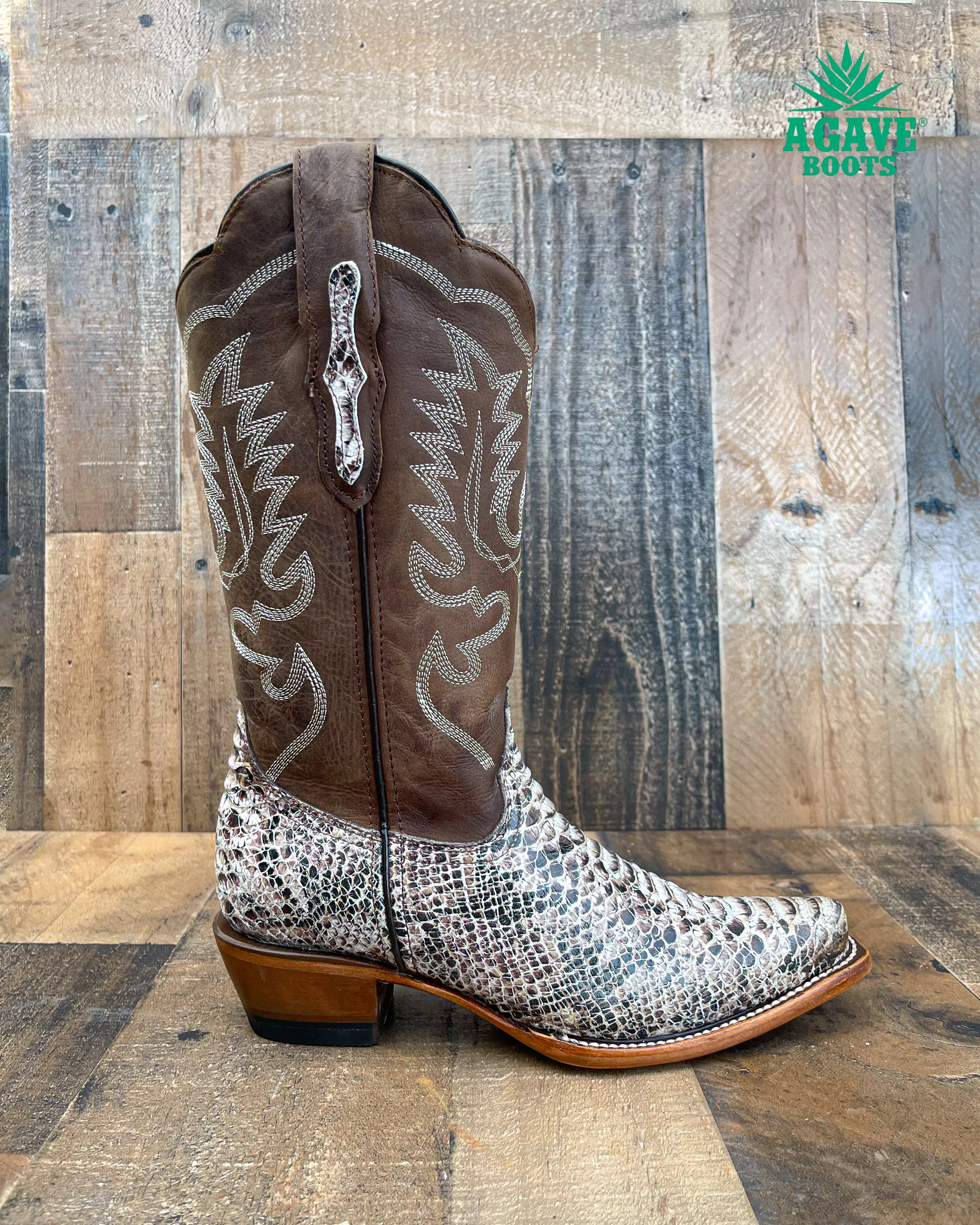 "JAYLIN" PYTHON | WOMEN SNIP TOE BOOTS