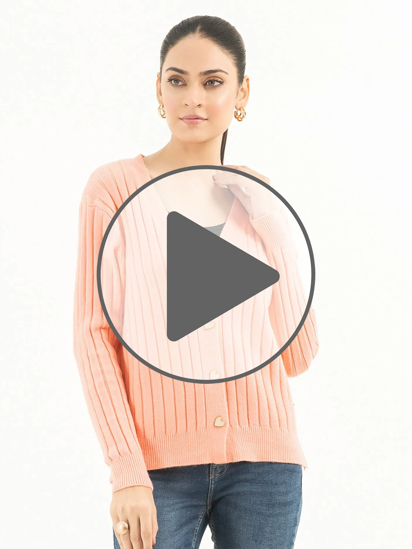 Ribbed Cardigan