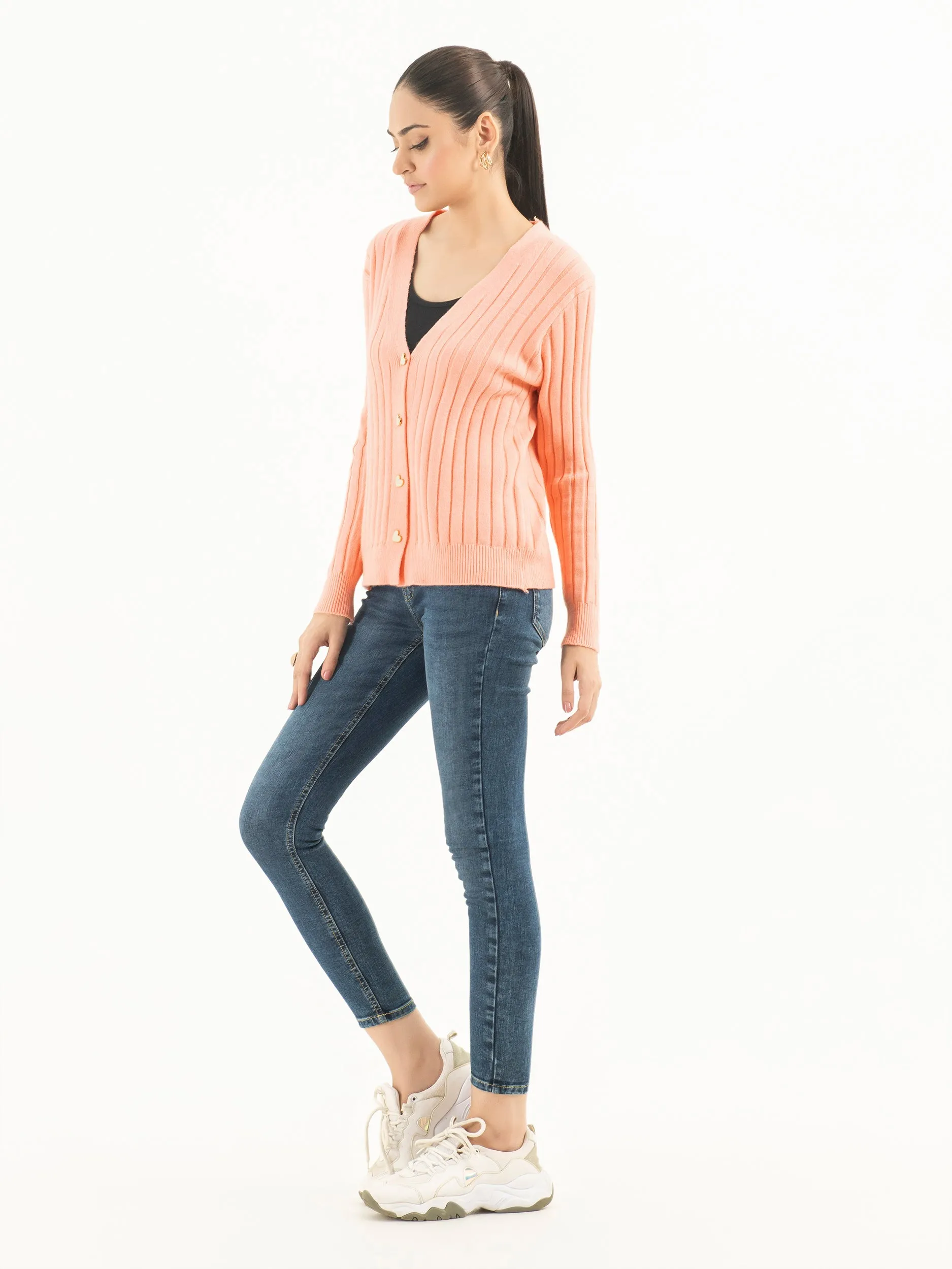 Ribbed Cardigan