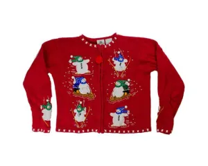 Snowmen Fun-Kids Christmas Sweater