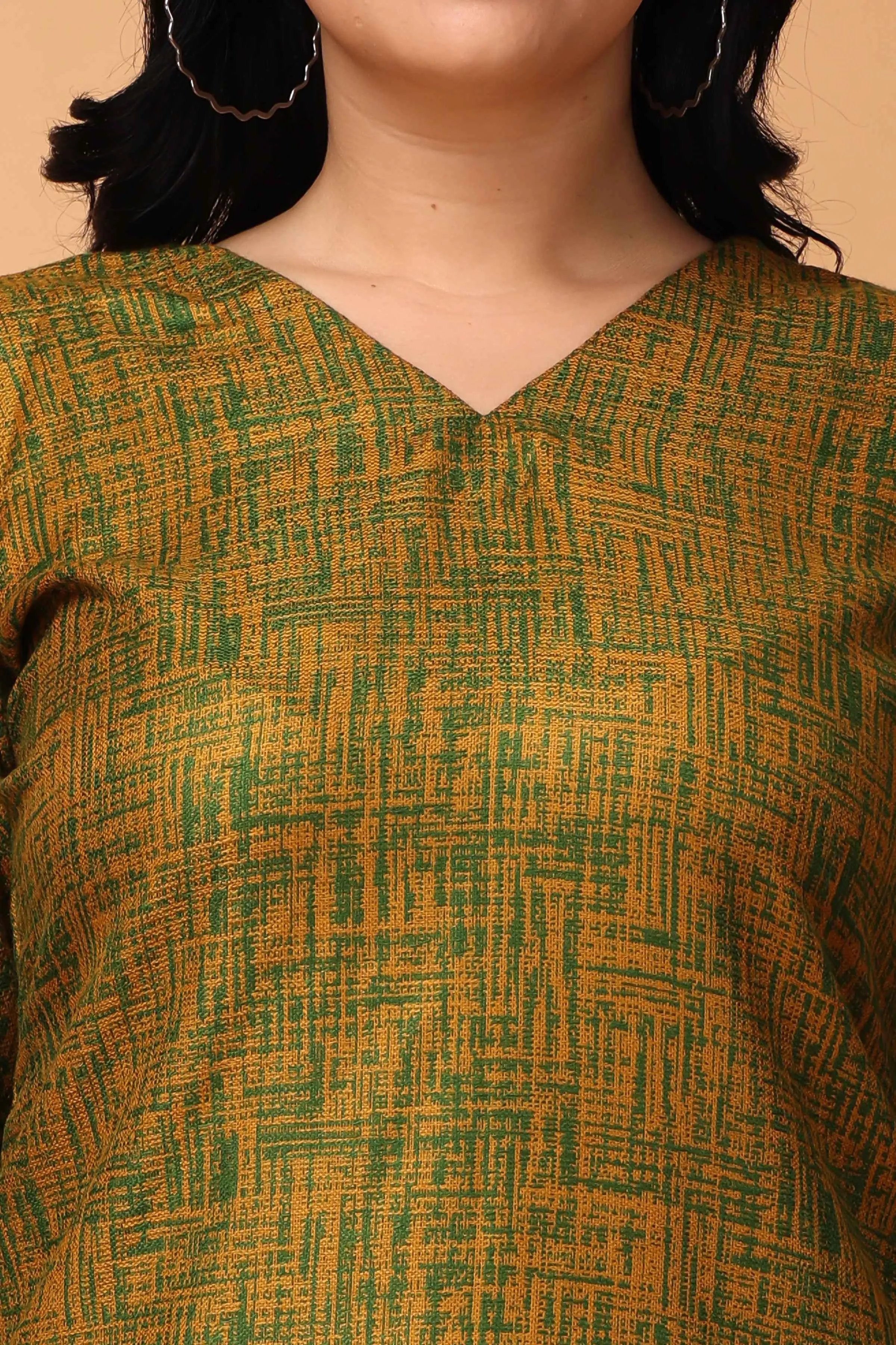 Sunset Serenade Woollen Short Kurta