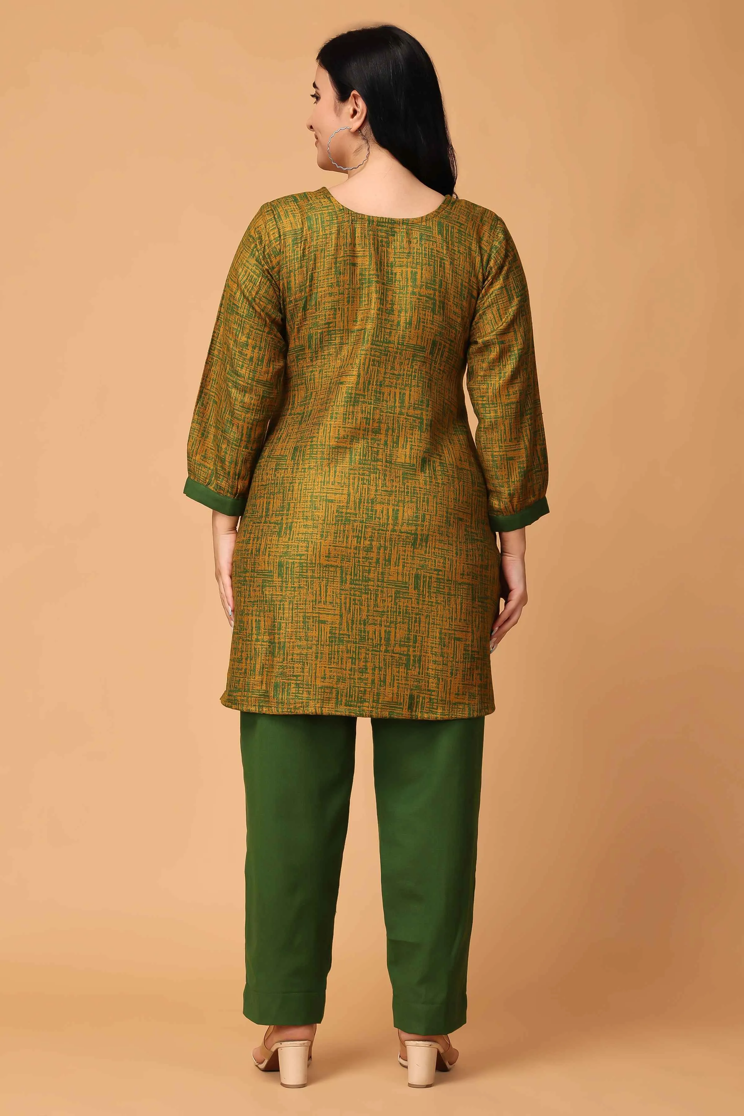 Sunset Serenade Woollen Short Kurta