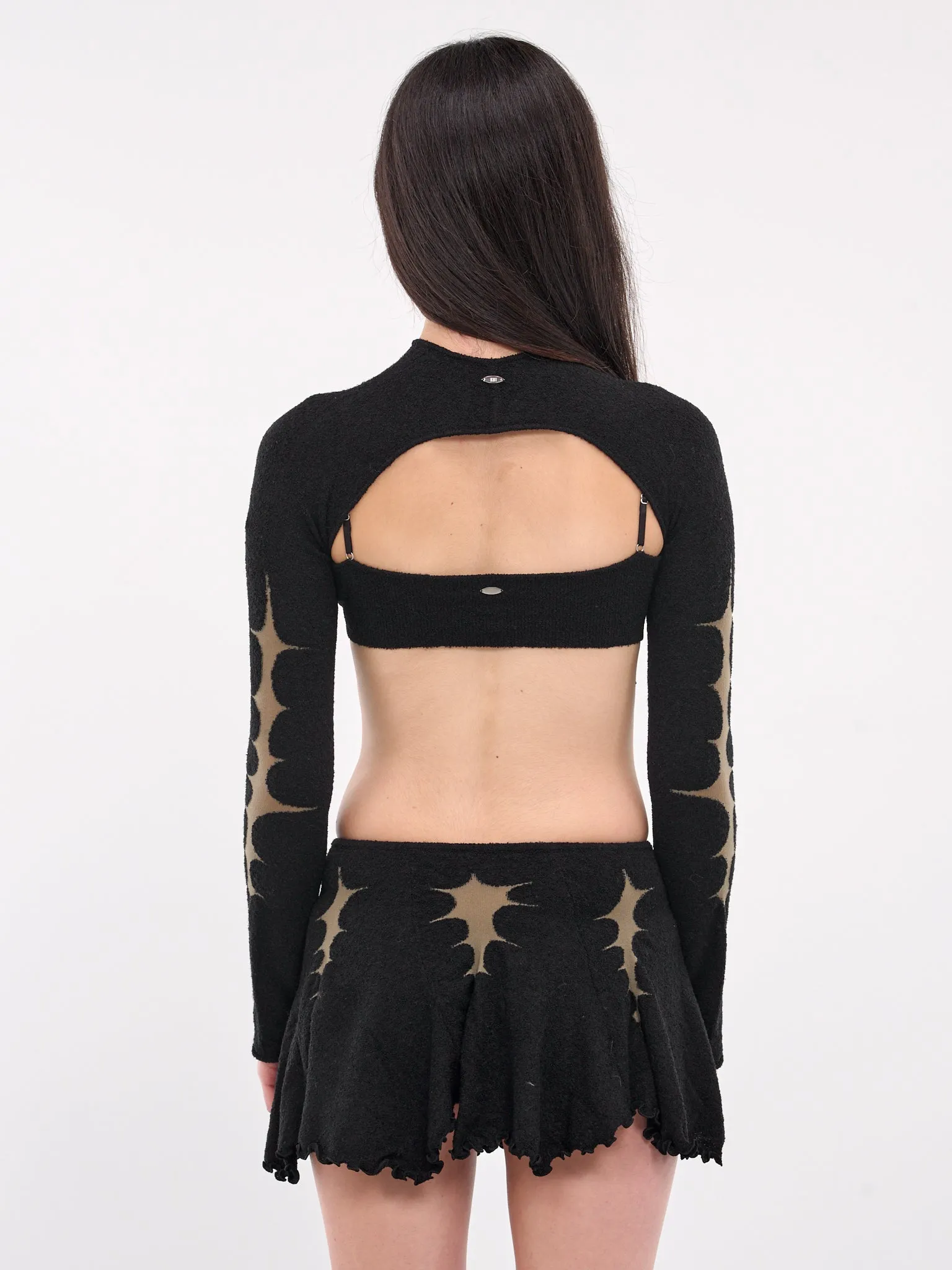 Thorn Intarsia Knit Sleeves (KN08O-ONYX)