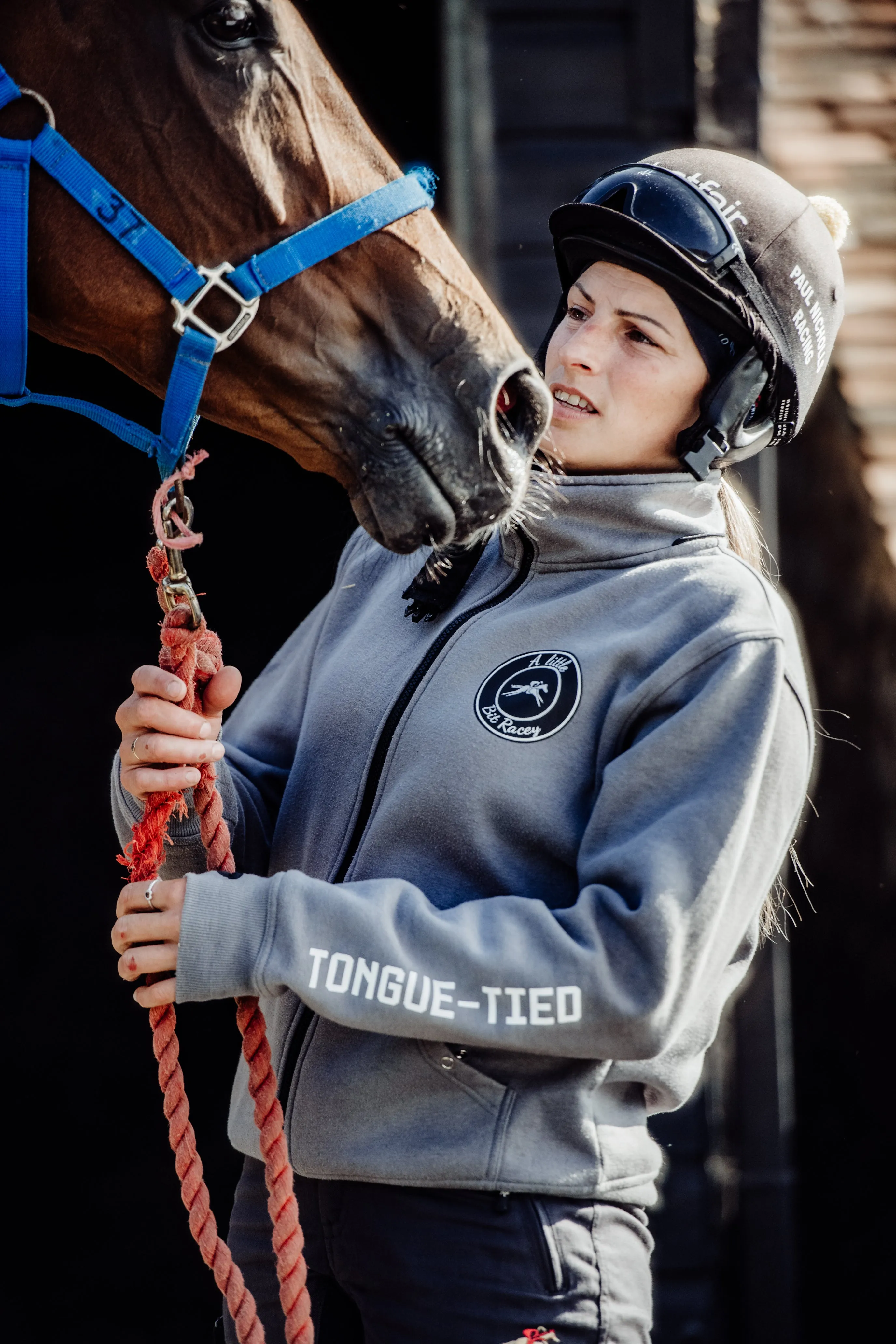 Tongue Tied Full Zip Sweatshirt By A Little Bit Racey