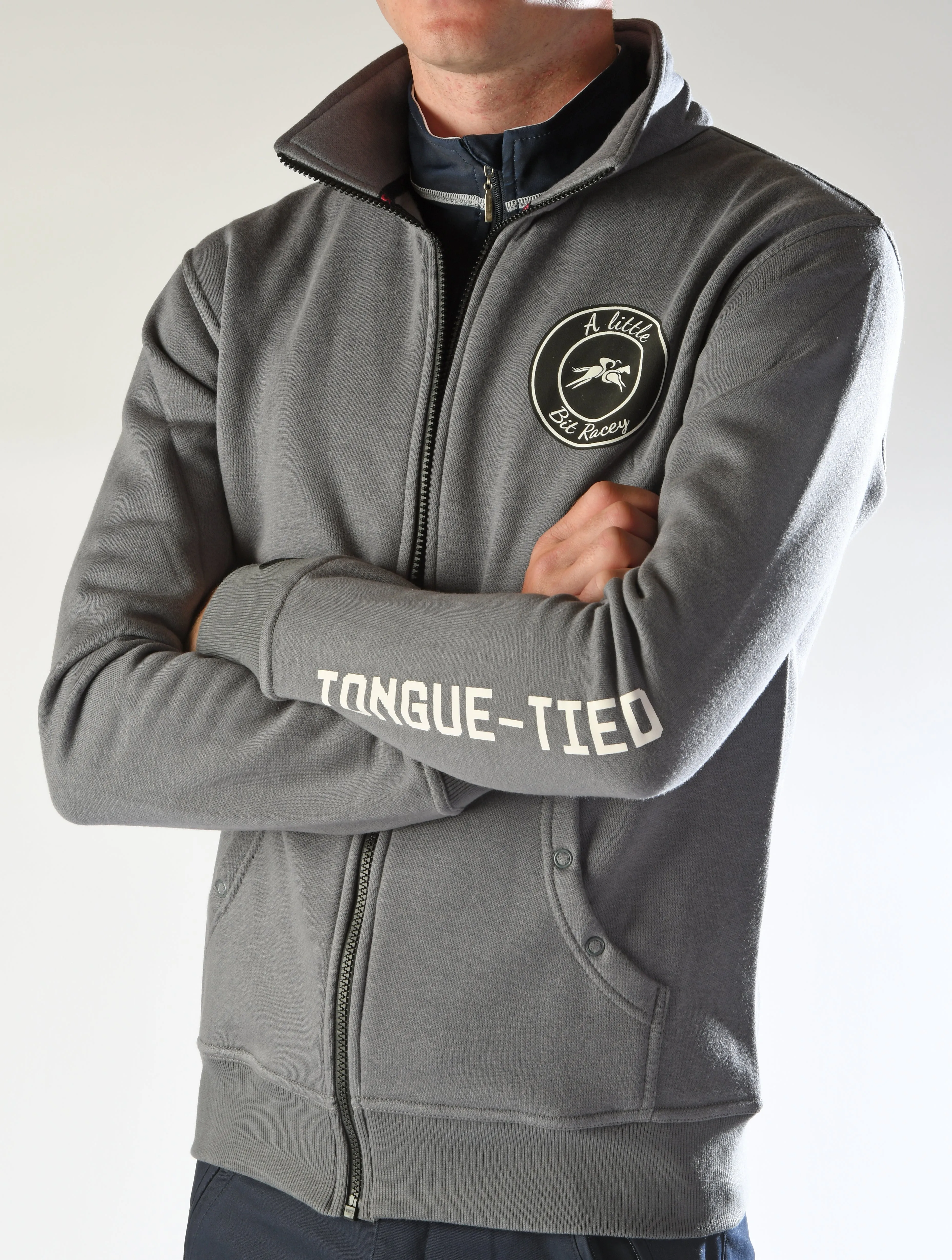 Tongue Tied Full Zip Sweatshirt By A Little Bit Racey