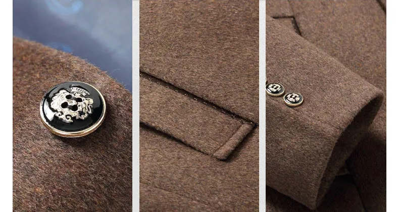 West Louis Business Woolen Coat
