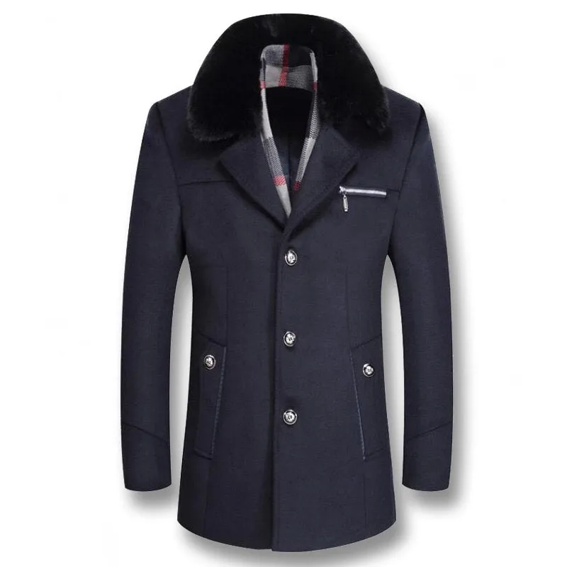 West Louis Business Woolen Coat