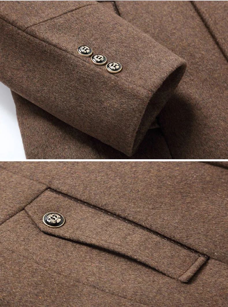 West Louis Business Woolen Coat